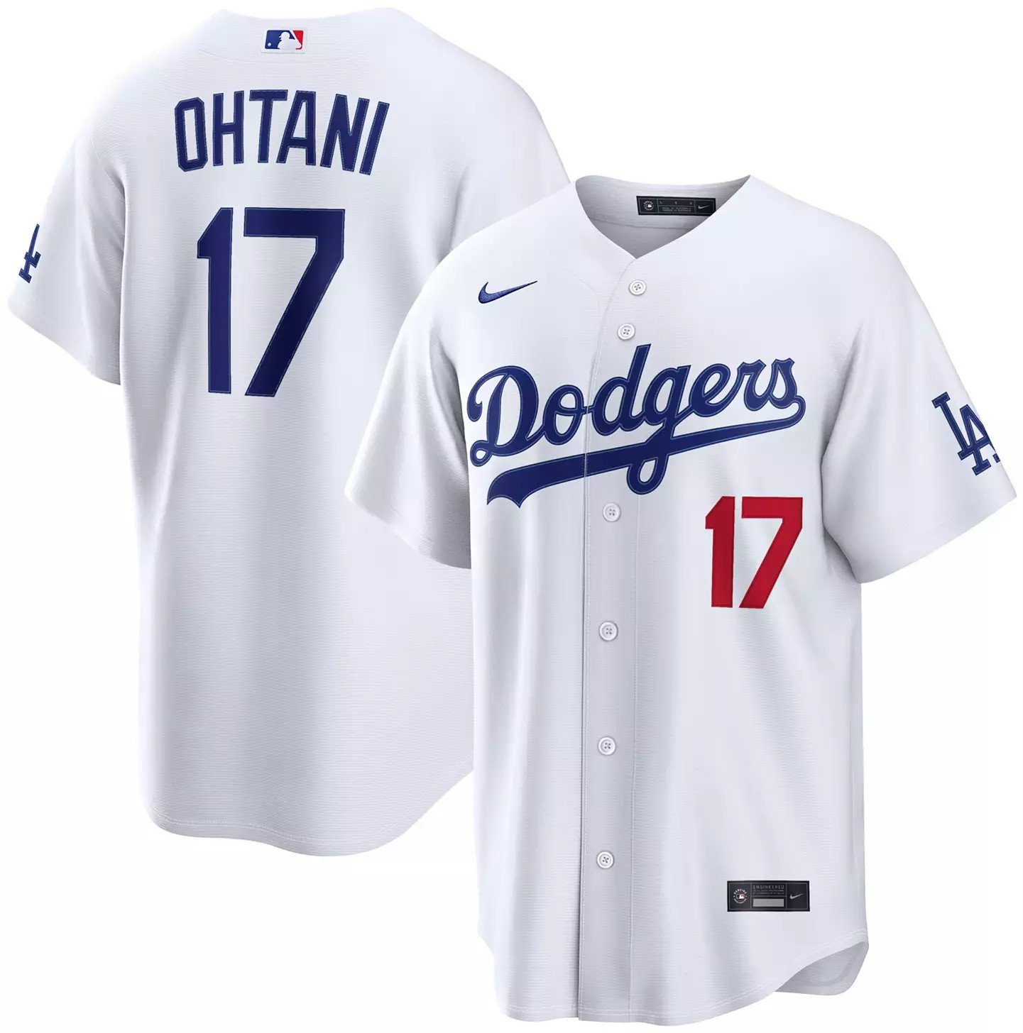 Nike Men's Los Angeles Dodgers Shohei Ohtani #17 White Home Stadium Jersey | DICK'S Sporting Goods