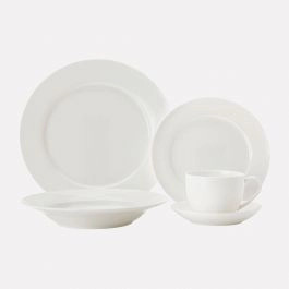 White Basics 20-Piece Dinnerware Set by Maxwell & Williams | Linen Chest