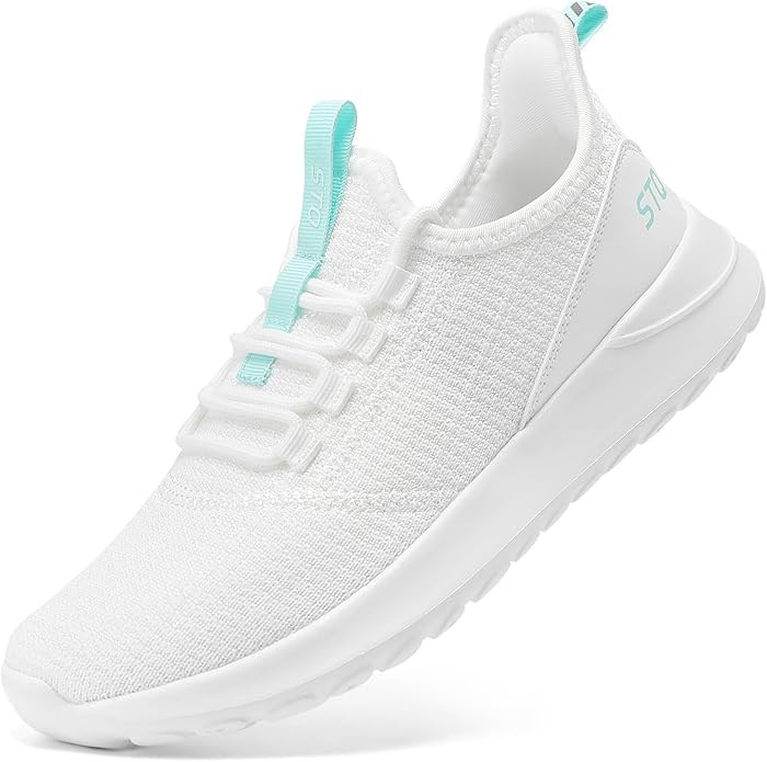 STQ Womens Slip On Sneakers Tennis Walking Orthopedic Shoes Breathable Athletic Gym Workout Cross... | Amazon (US)