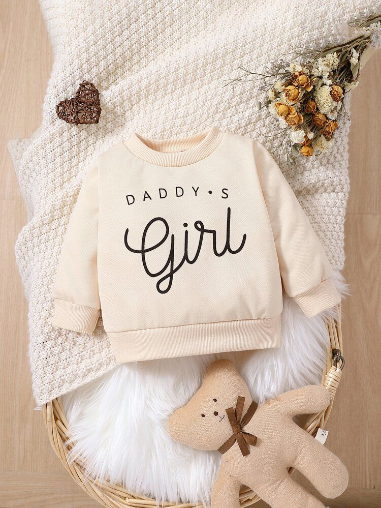 Baby Slogan Graphic Sweatshirt | SHEIN