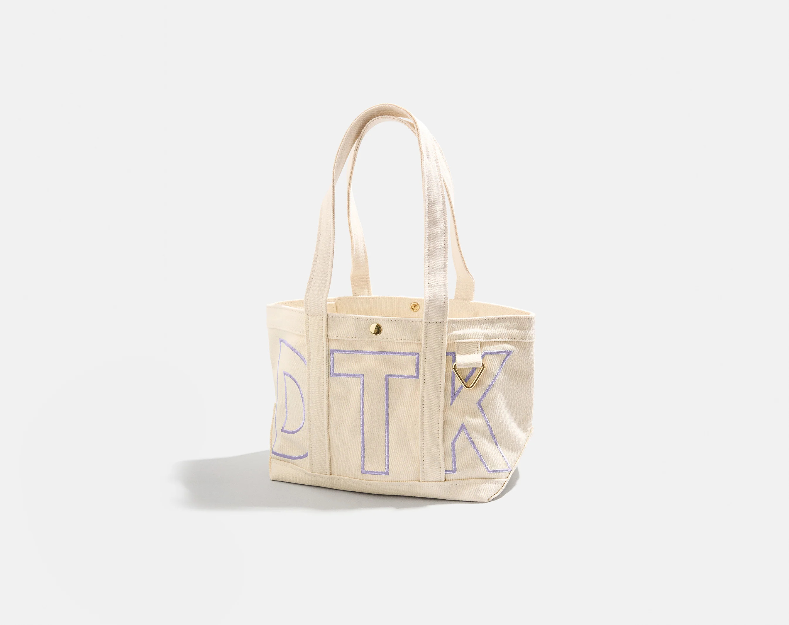 Custom Alpha Tote - Natural Sand | BaubleBar