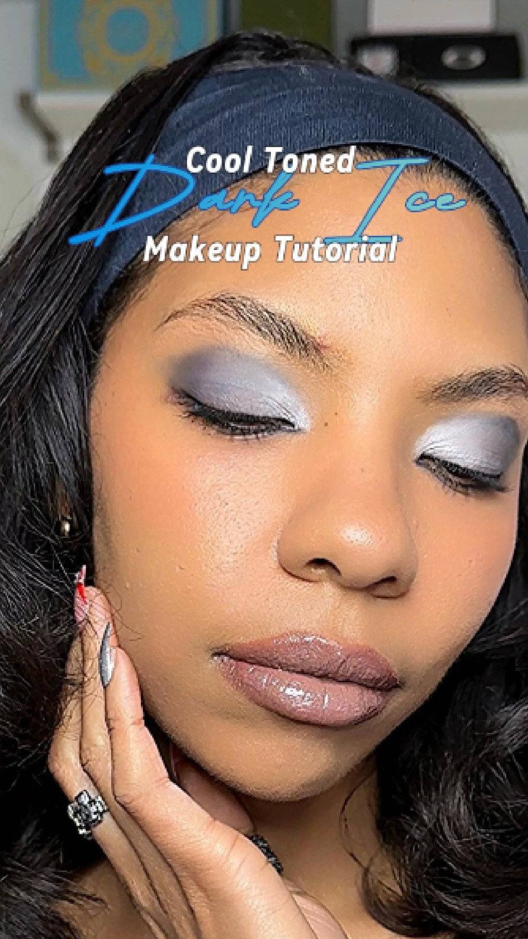 Cool Toned Dark Ice Winter Makeup #makeup #makeupguide #luxurymakeup

#LTKBeauty