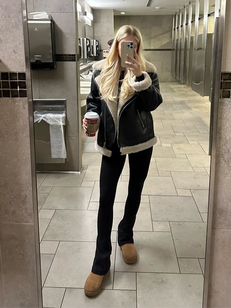 Travel outfit /Winter Aspen Look ❄️ outfit idea for ski trips, date night, winter outfit, airport outfit. 

Wearing a small in my top and coat, 4 in mini flares, true to size in boots (if in between sizes, size down to your next whole size).
 
#kathleenpost #ski #winteroutfit #aspen 


#LTKHoliday #LTKstyletip #LTKSeasonal