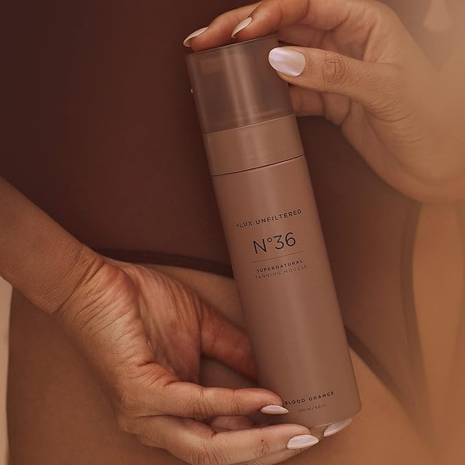 + Lux Unfiltered N°36 Supernatural Tanning Mousse Foam - Blood Orange Scent - Full Body Self Tan... | Amazon (US)