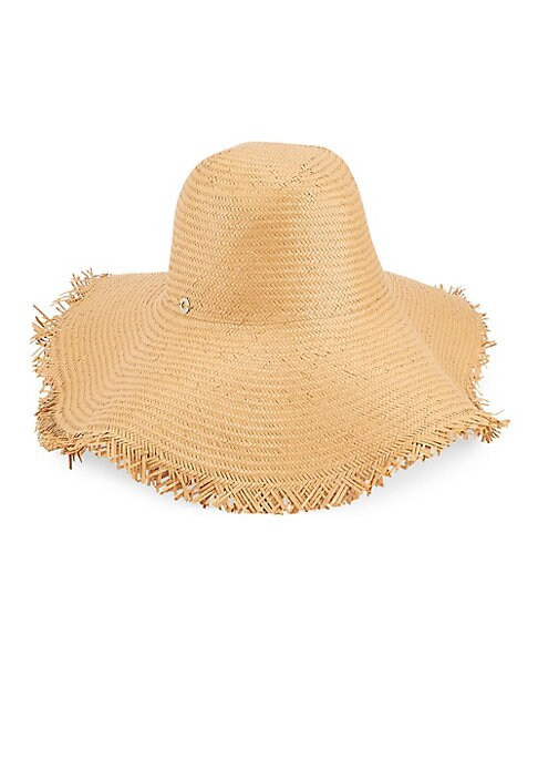 Loro Piana Women's Brigitte Paper Floppy Hat - Sand - Size Medium | Saks Fifth Avenue