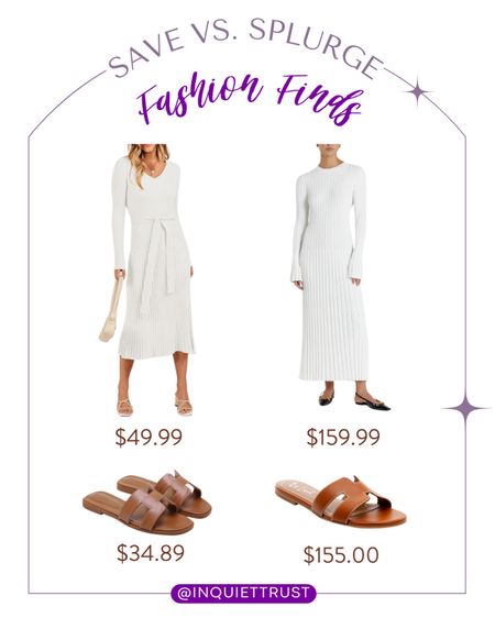 Here are some affordable alternatives for a knitted dress and sandals! Perfect for this coming Spring and Summer!
#savevssplurge #lookforless #resortwear #outfitinspo

#LTKSeasonal #LTKshoecrush #LTKstyletip