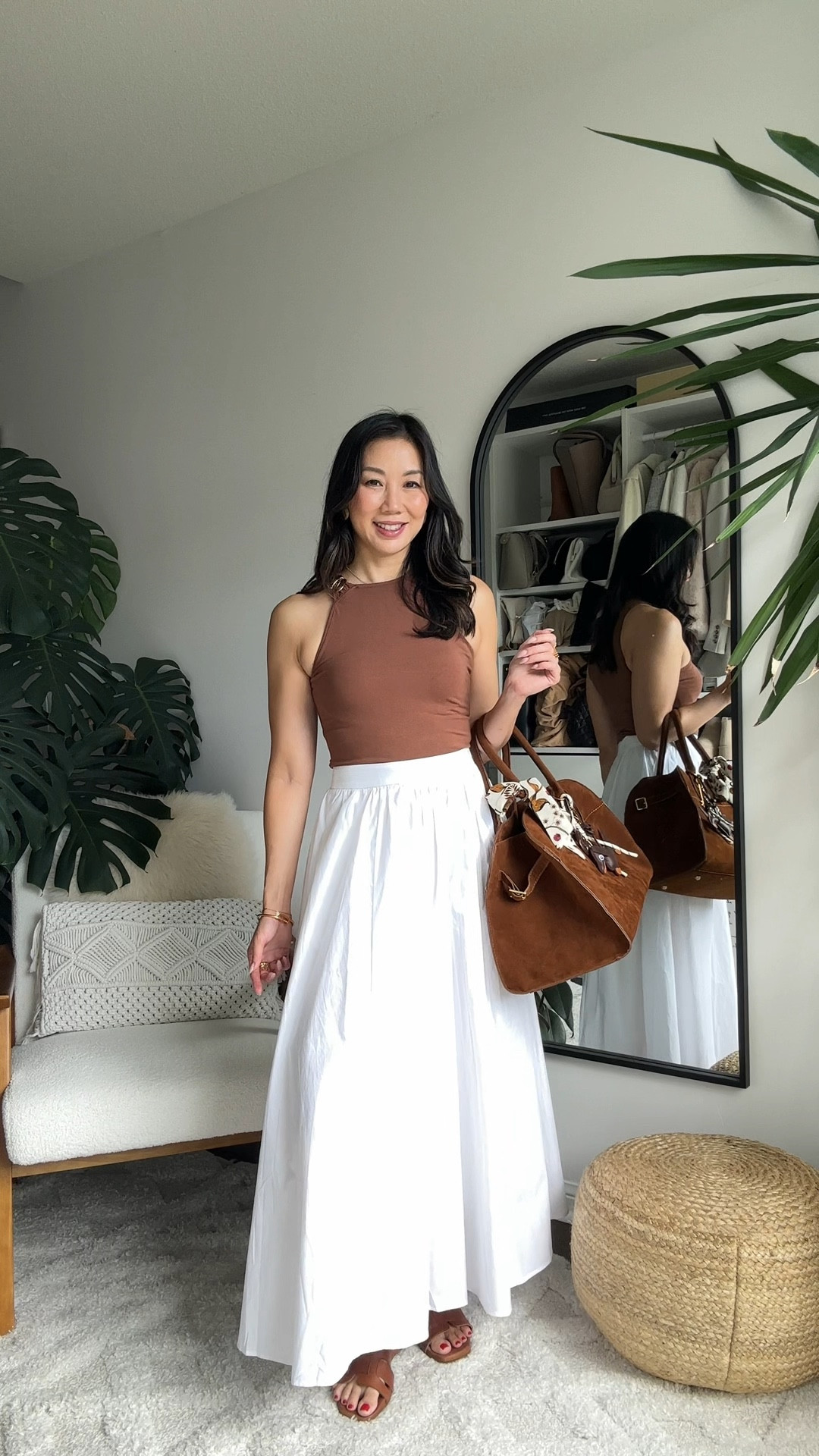 My favorite summer skirt that I’ll be wearing into fall! This white maxi skirt is comfy cute and so chic! Pair it with a tank top like here, button down shirt or cardigan for fall. It just looks good with anything! Shop the pieces below! 

#LTKSeasonal #LTKStyleTip #LTKParties