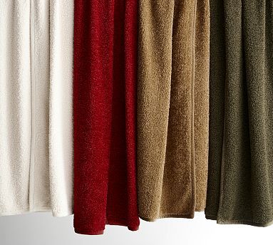 Cozy Teddy Faux Fur Throws | Pottery Barn (US)