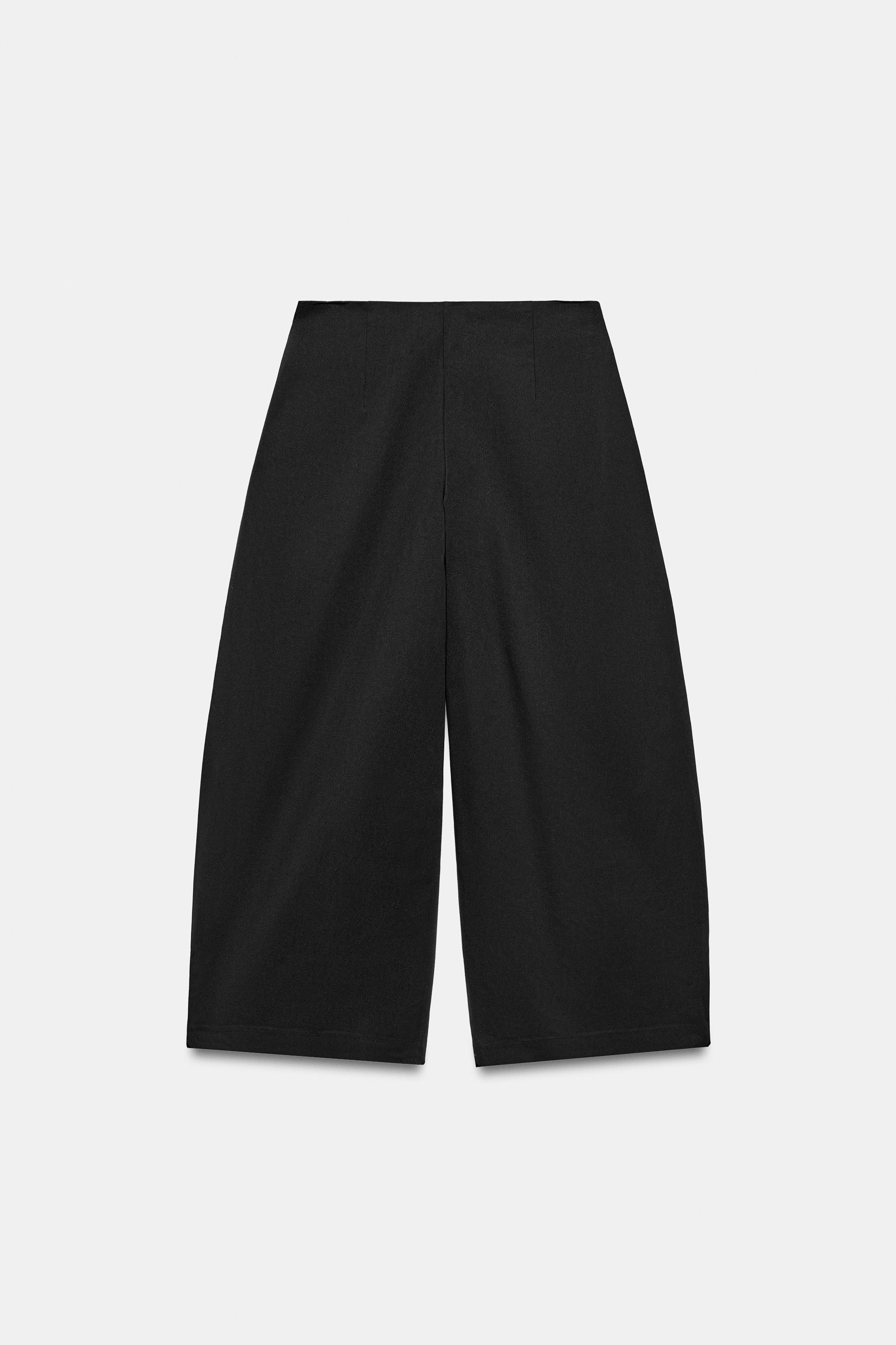 BUCKLED BARREL PANTS | Zara Canada