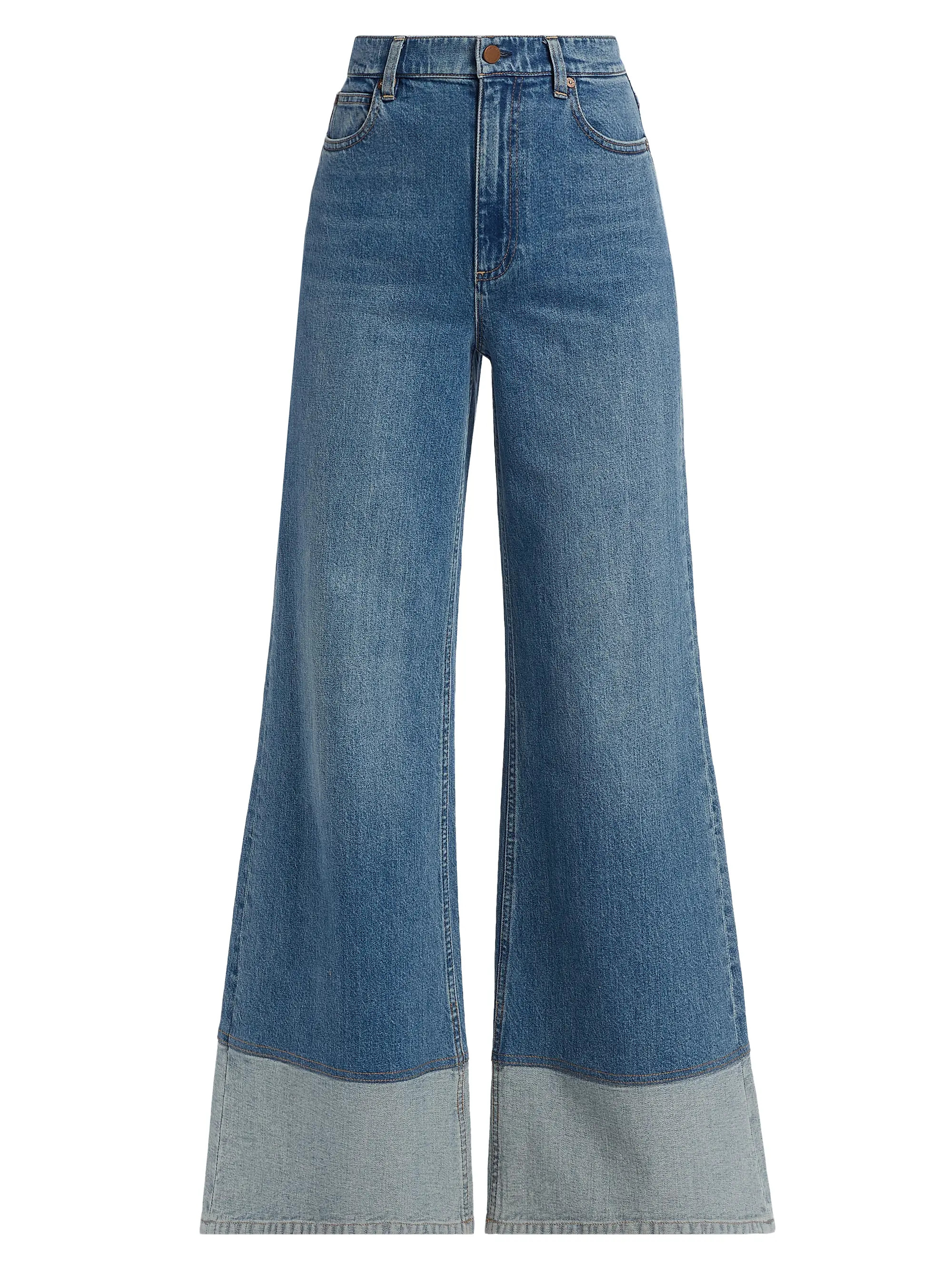 Wilson Reversed Seam Wide-Leg Jeans | Saks Fifth Avenue