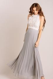 Simone Pleated Maxi Skirt | Morning Lavender