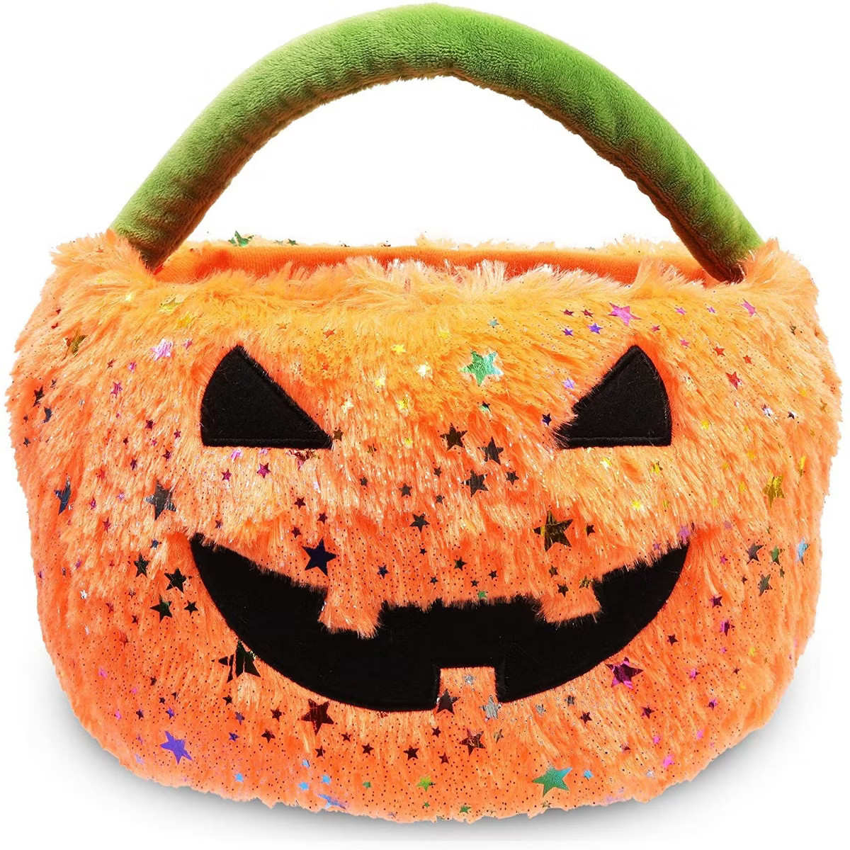 Spooky Central Plush Jack-O-Lantern Trick or Treat Bag for Halloween Party Decorations (10 x 8.75... | Target