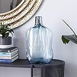 Deco 79 Blue Glass Modern Vase, 16 x 10 x 6 Inches | Amazon (US)