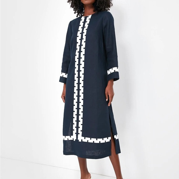 Tuckernuck atlantic pacific dress Navy and White Maxi Dress | Poshmark