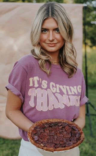 charlie southern: it's giving thanks t shirt | RIFFRAFF