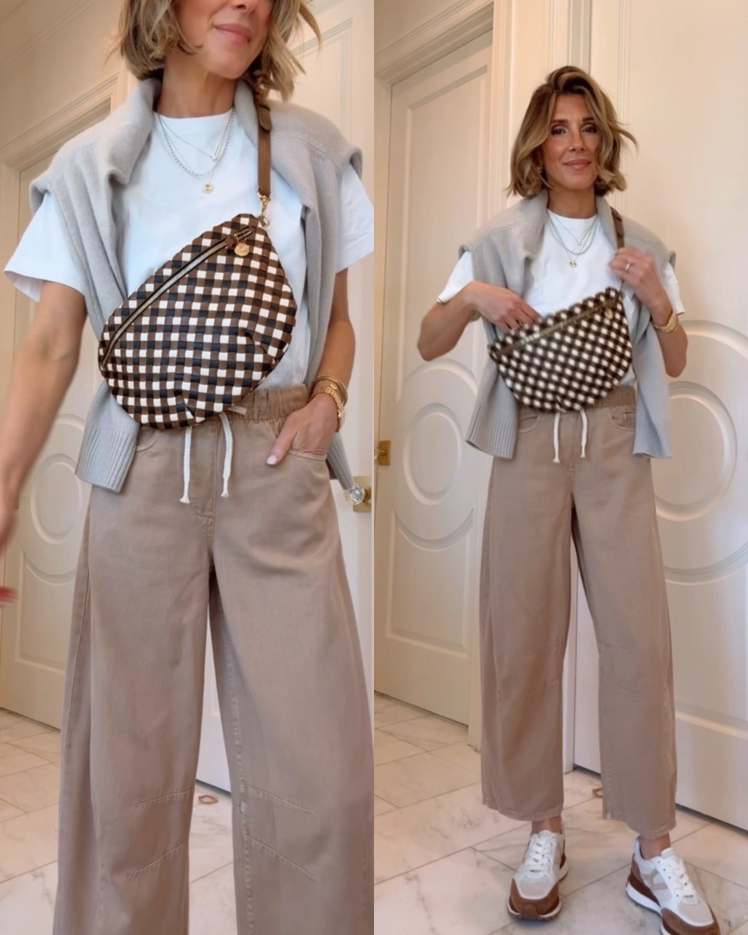 An easy, chic spring look for moms 🤍
This outfit is simple, but the Clare V. bag is the star. It comes in so many amazing colors and instantly elevates any outfit. I’m wearing a size XS in the pants. @Shopbop 

#LTKootd #LTKmomlife