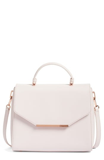 Ted Baker London Large Dajana Faux Leather Top Handle Satchel - Pink | Nordstrom