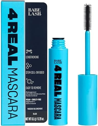 Babe Original 4 Real Mascara Black for Volume, Length, and Lift in Eyelashes, Defined & Flutterly... | Amazon (US)