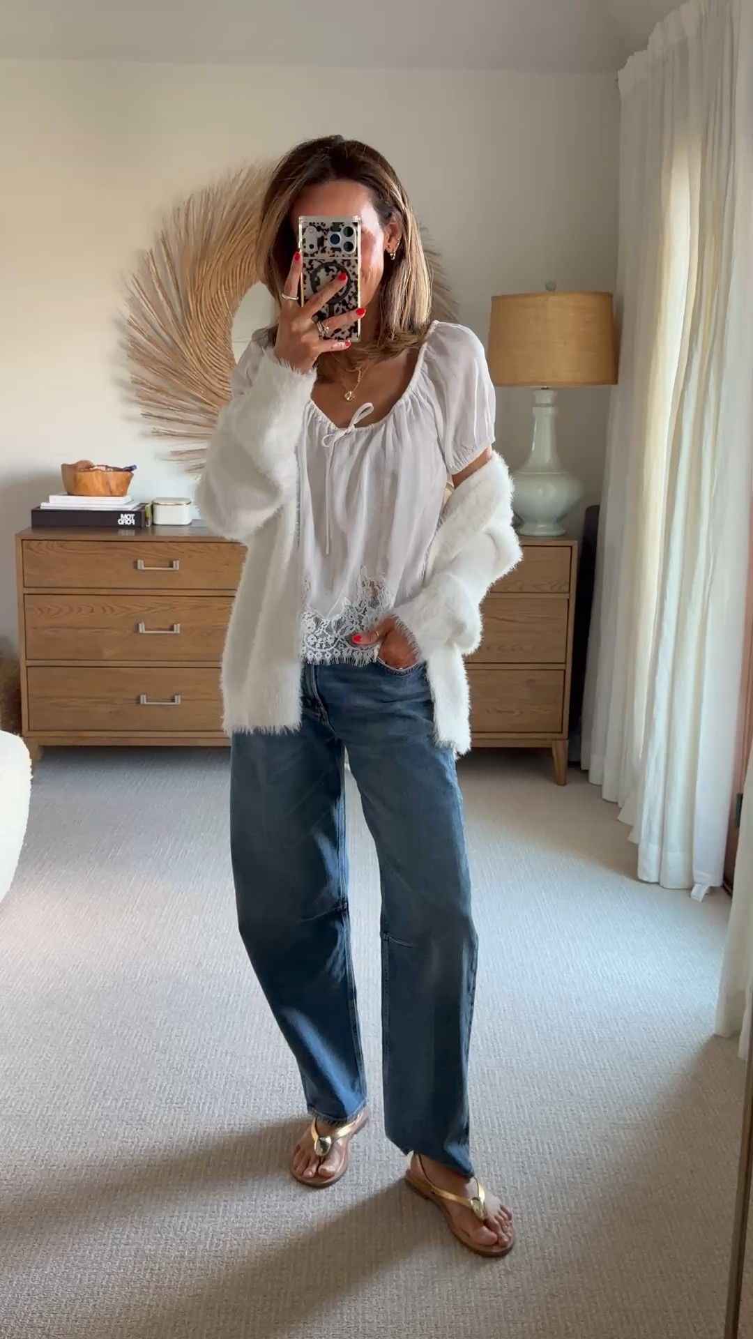 A go-to look for the spring 🤍 This cardigan is a spring staple for me! Everything is from @Anthropologie. 

#LTKOver40 #LTKSeasonal #LTKootd