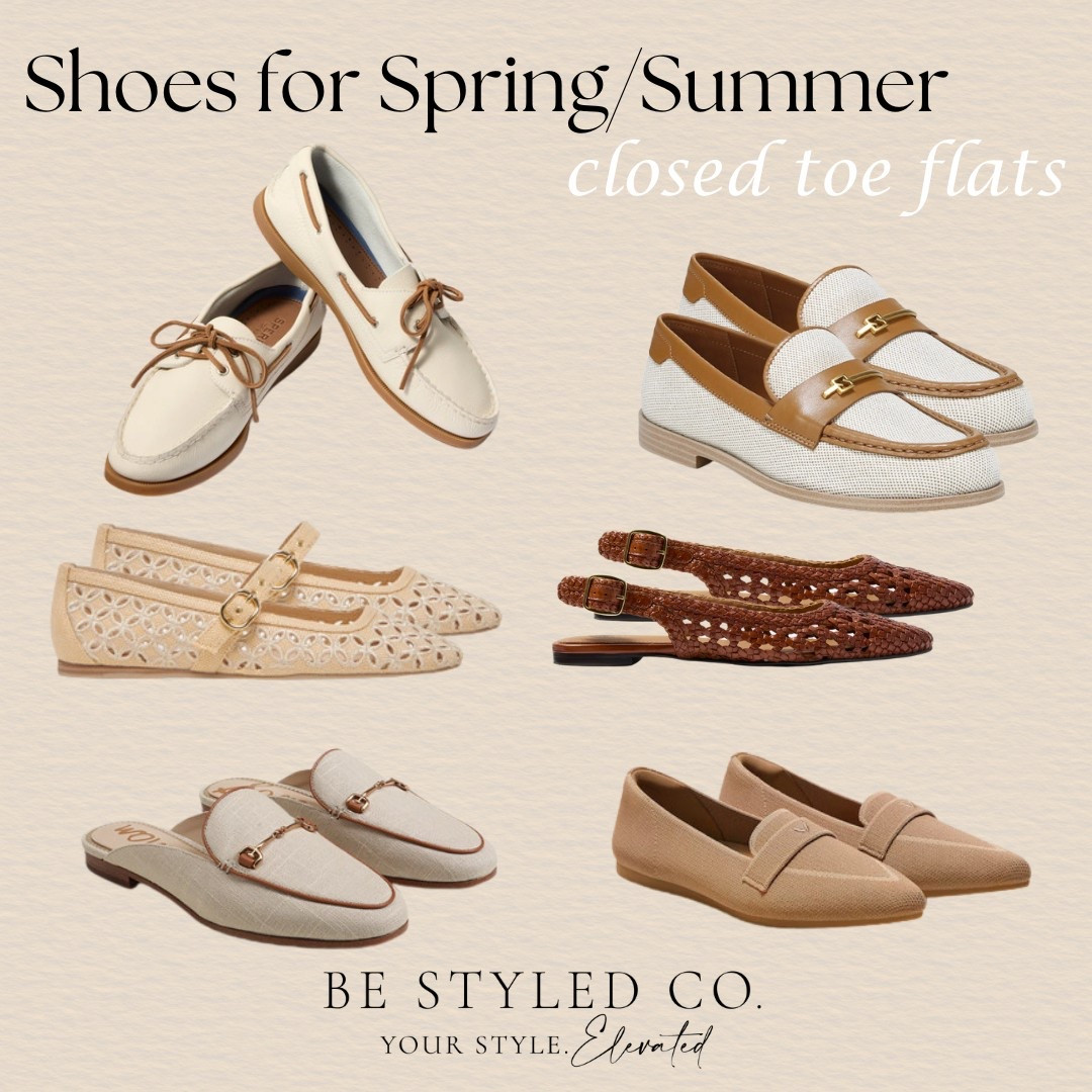 Our favorite closed toe flats for spring and summer 

#LTKShoeCrush #LTKStyleTip #LTKOver40