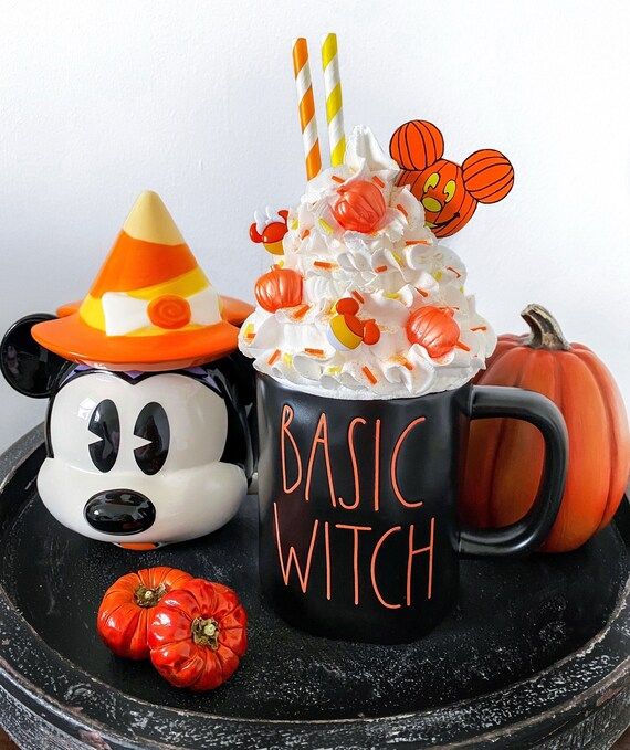 Disney Inspired Pumpkin Candycorn Faux Whipped Cream Mug | Etsy | Etsy (CAD)