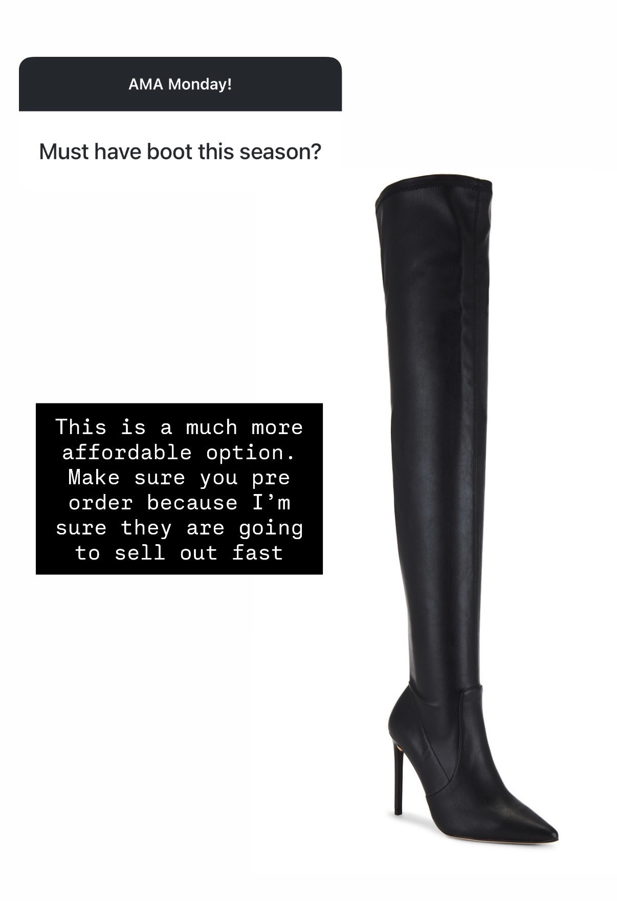 Affordable over the knee must have boots that look just like Stuart weitzman! 

#boots #fall #fallfashion #overthekneeboots 

#LTKFallSale #LTKStyleTip #LTKShoeCrush