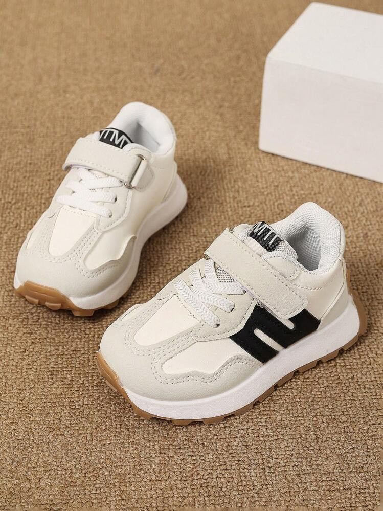Infant Sneakers 1-3 Years Old Fashion Aga Shoes, Toddler Boys Girls Hook And Loop Casual Walking Shoes | SHEIN