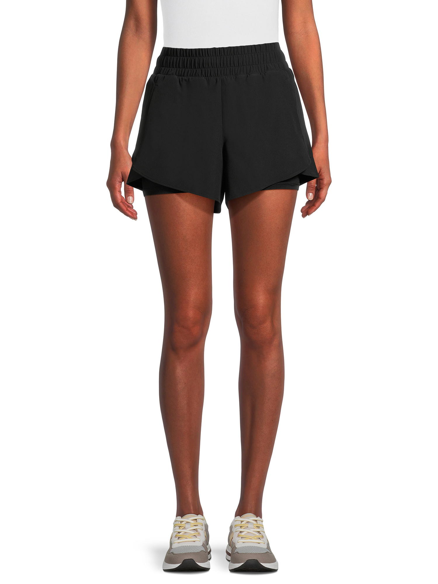 Avia Women’s Running Shorts with Bike Liner, Sizes XS-XXXL | Walmart (US)