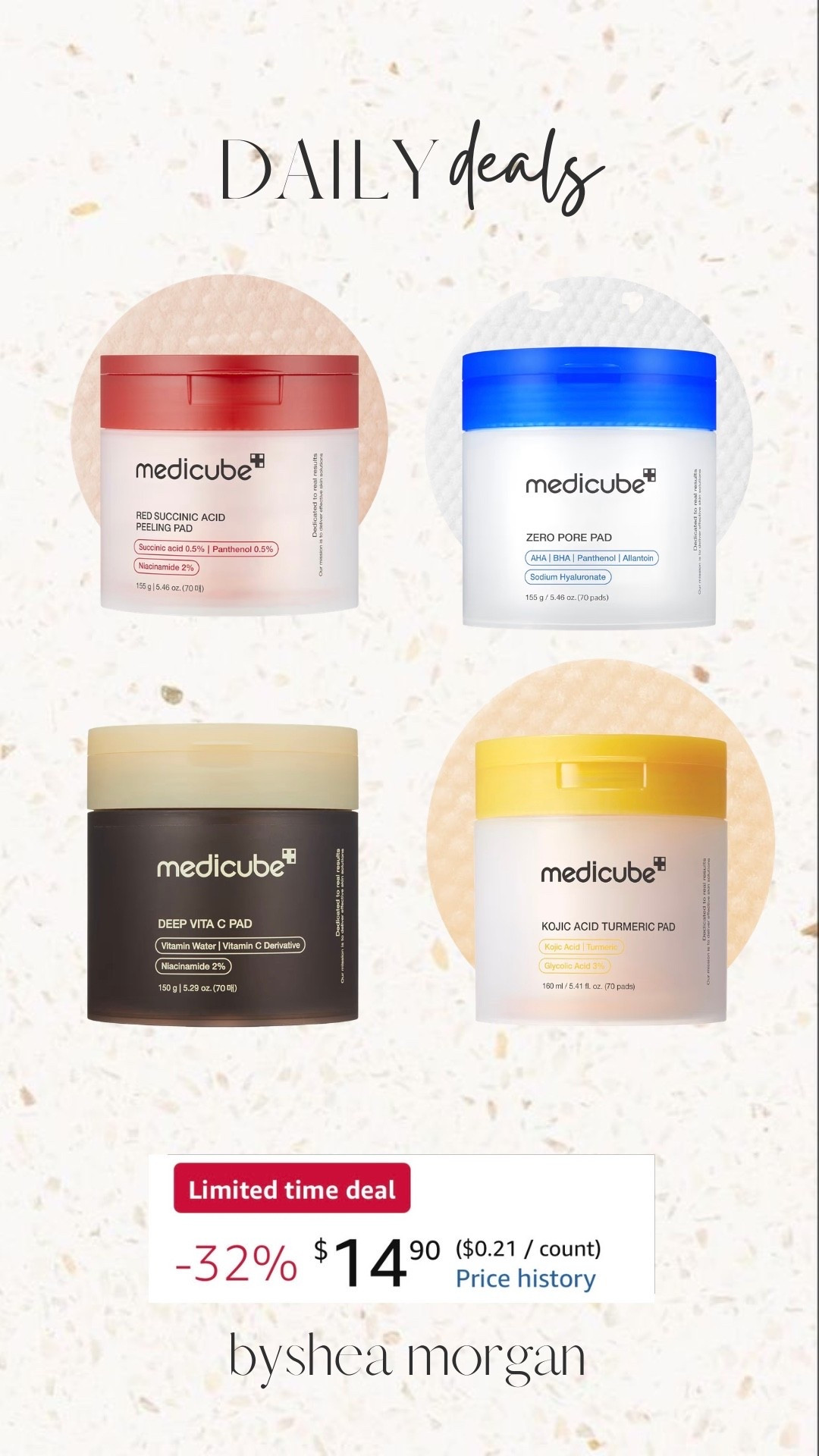 Medicube facial pads on sale!