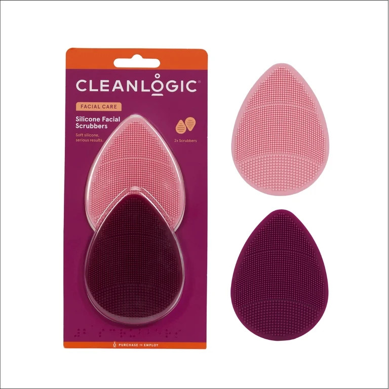 Cleanlogic Silicone Facial Scrubbers (2 pack) | Walmart (US)