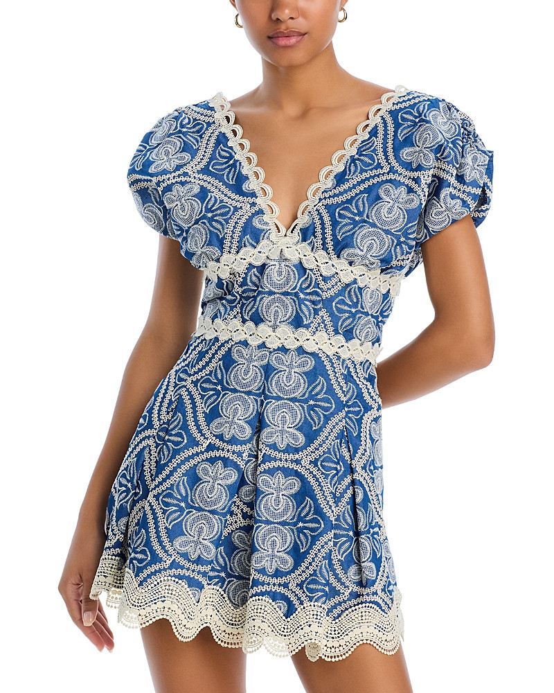Waimari Cassandra Embroidered Mini Dress | Bloomingdale's (US)