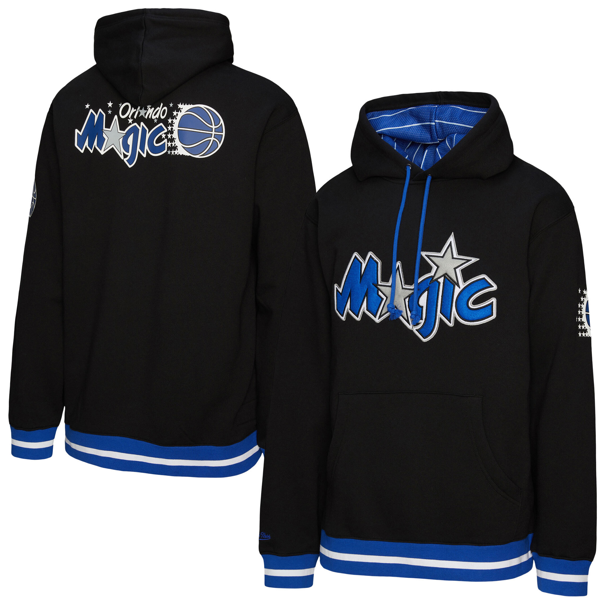 Unisex Mitchell & Ness Black Orlando Magic Vintage Heavyweight Hoodie | Fanatics
