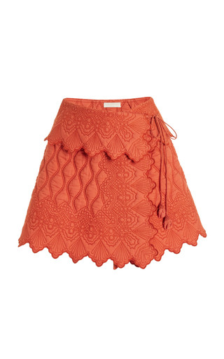 Taryn Quilted Cotton Mini Skirt | Moda Operandi (Global)
