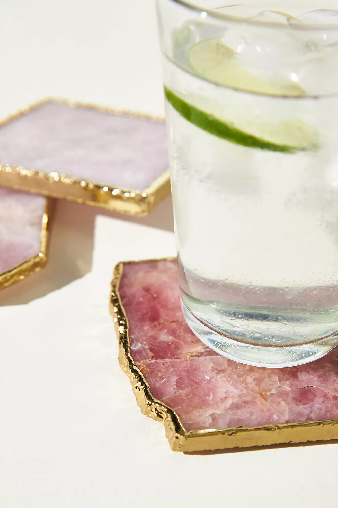 Gilded Agate Coaster | Anthropologie (US)