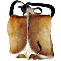 Antelope, Springbok Leather Large Slingbag /Handbags. Original Leather With Furs African Animal Themed Bag. 30cm X Or 11.8""X11.8"" Gifts | Etsy (US)