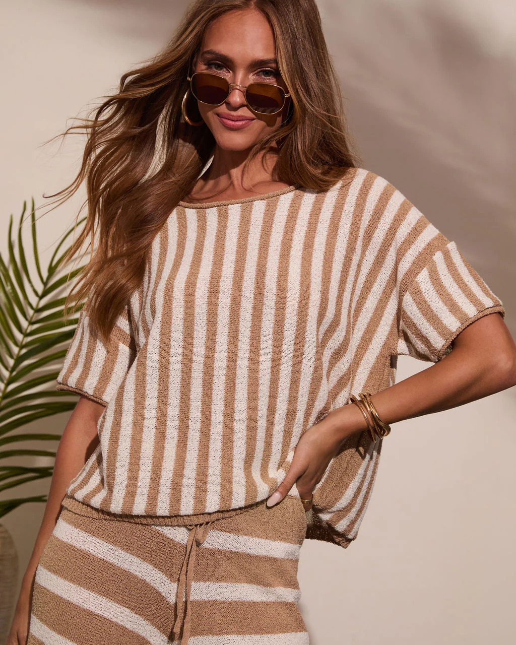 Marley Striped Knit Tunic | VICI