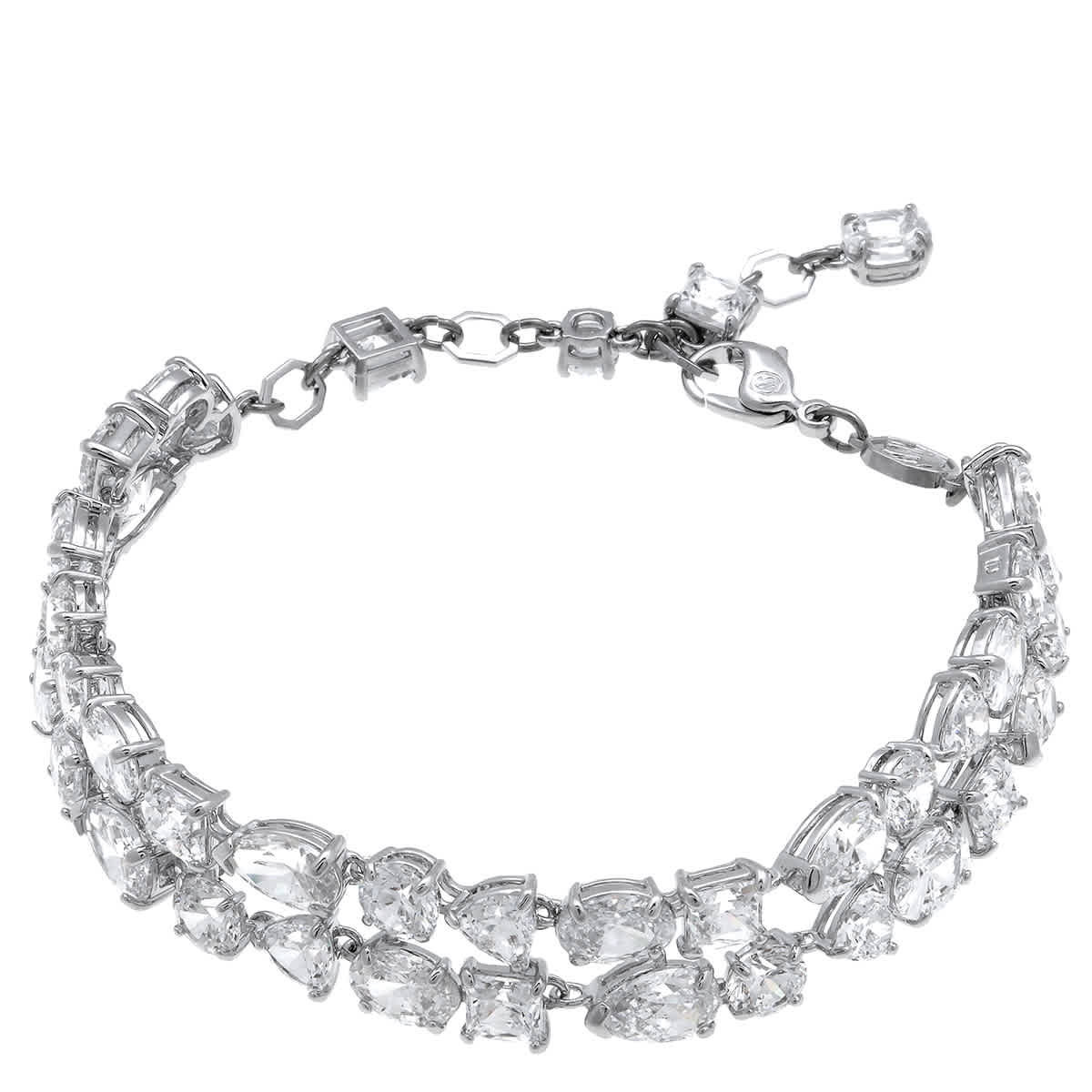 Swarovski Mesmera Soft Bracelet Double Rhodium Shiny Crystal | Jomashop.com & JomaDeals.com
