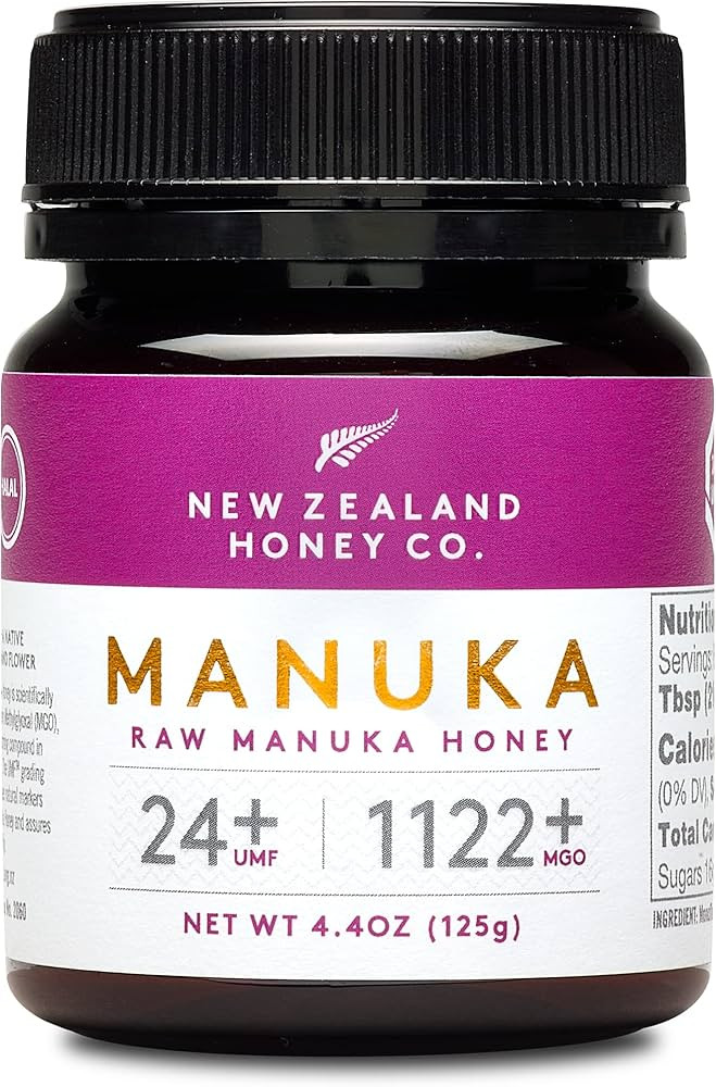 New Zealand Honey Co. Raw Manuka Honey UMF 24+ | MGO 1122+ / 4.4oz | 125g | Amazon (US)