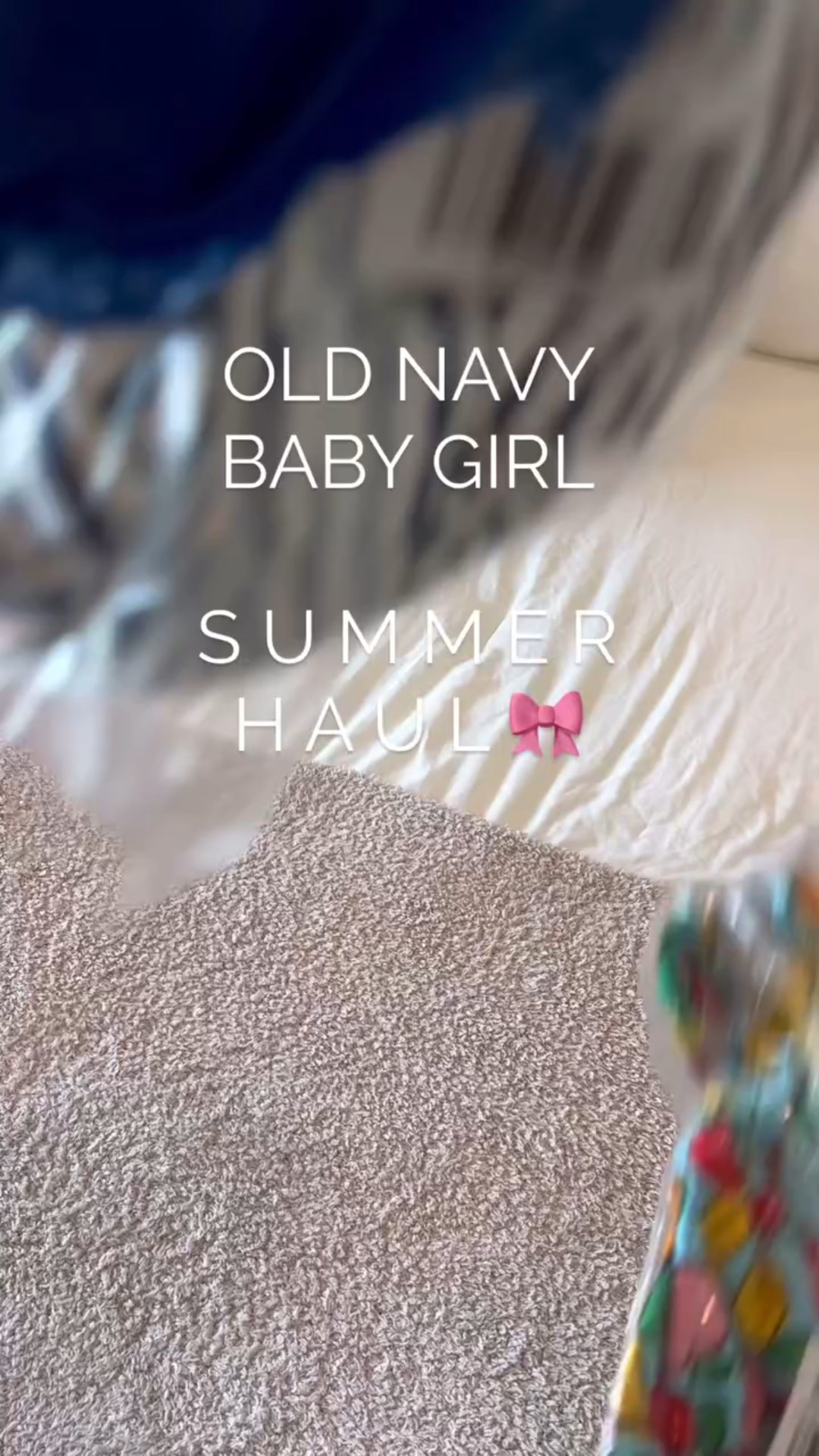 made a HUGE purchase from old navy for cameron and everything was SOOOO cheap! i’m talking $2-$8 cheap! I purchased everything in 6-12 months and she’ll be able to wear all summer long!!