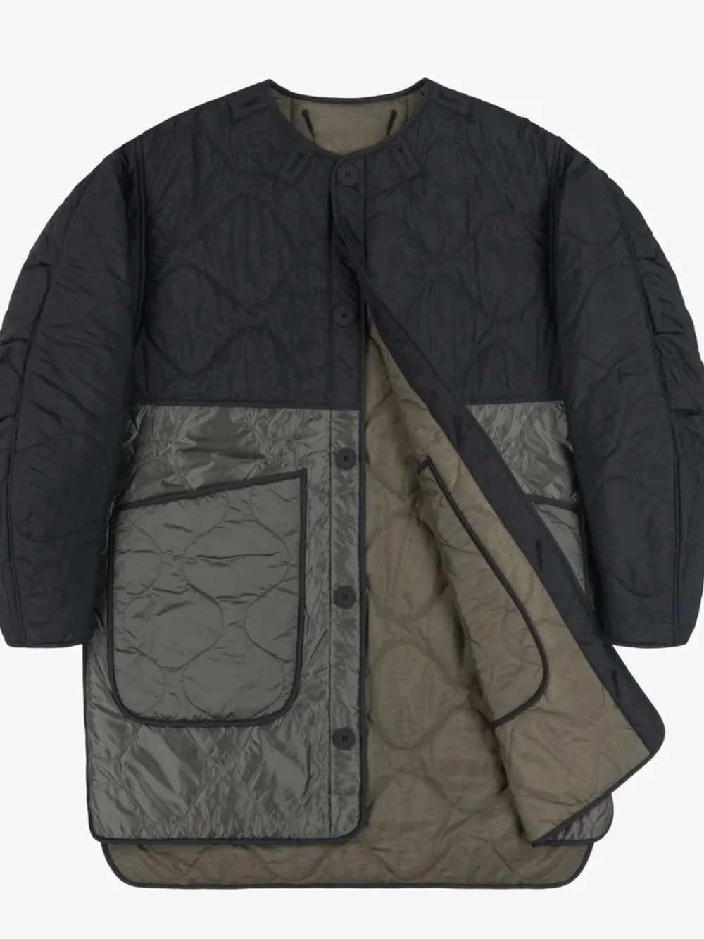 Marfa Stance Two-Tone Reversible Blk/Olive Coat - XS | Poshmark