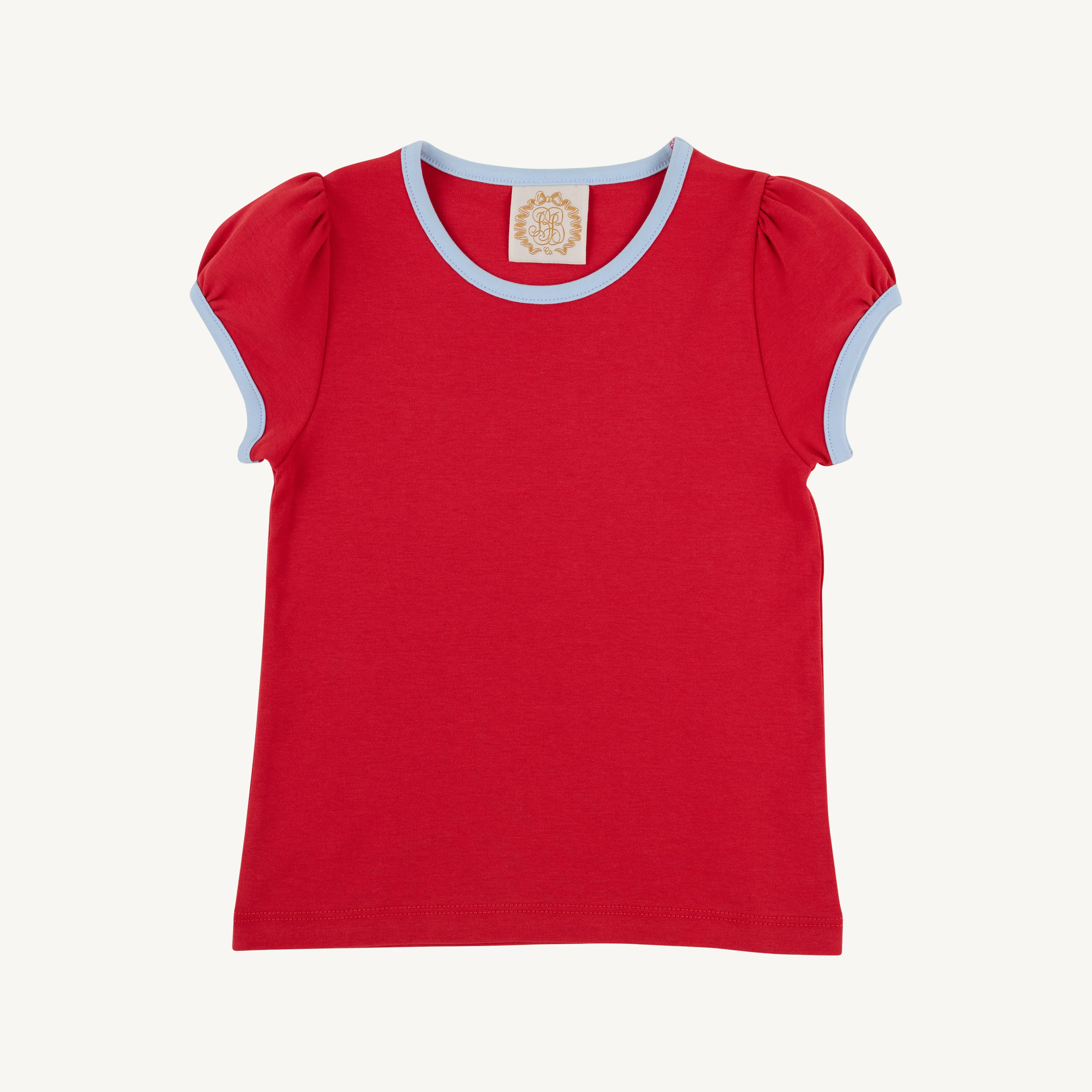 Penny's Play Shirt - Richmond Red with Beale Street Blue | The Beaufort Bonnet Company