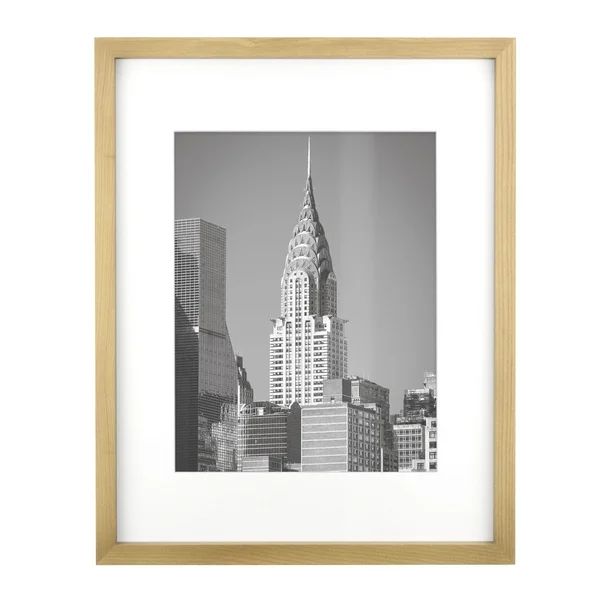 Better Homes & Gardens 16" x 20" Matted to 11" x 14" Rectangle Wood Wall Mounted Picture Frame, B... | Walmart (US)