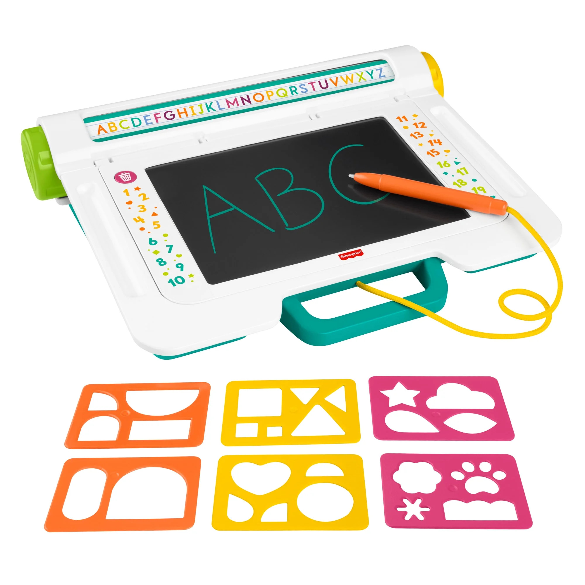 Fisher-Price Learn & Doodle Desk, Mess-Free Writing & Drawing Tablet with LCD Screen for Kids | Walmart (US)