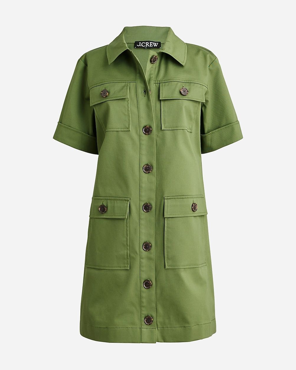 Gamine shirtdress in stretch twill | J.Crew US