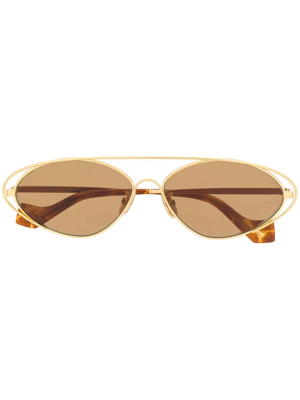 two-tone round-frame sunglasses | Farfetch (UK)