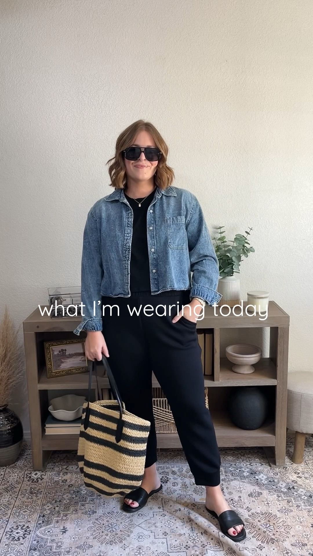 ootd// casual style 

these pants are the most comfortable pants I have ever worn! Spanx like material. I wanted an ankle length so I’m wearing them in large petite (I’m 5’4)

#LTKMidsize #LTKWatchNow