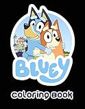 Bluey Coloring Book: Over 35 High Quality Illustrations For Fun, Bluey Family Easy Coloring Book for | Amazon (US)