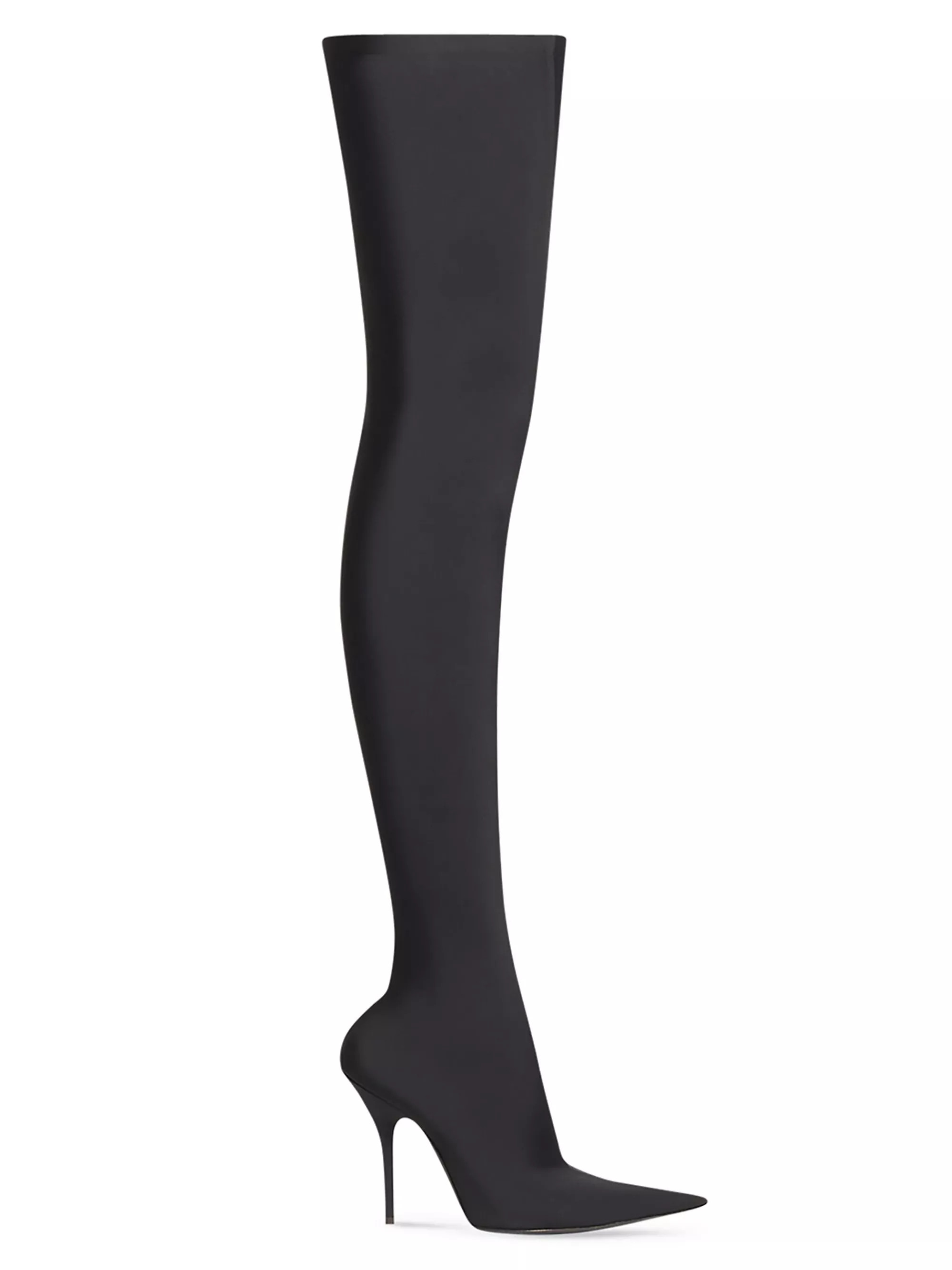 Shop Balenciaga Knife 110mm Over-The-Knee Boots | Saks Fifth Avenue | Saks Fifth Avenue
