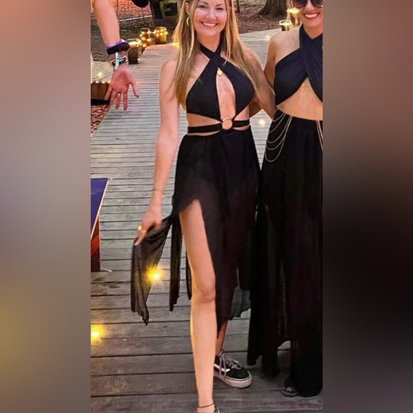 Black Bikini with Built in Cover Up, Medium | Poshmark