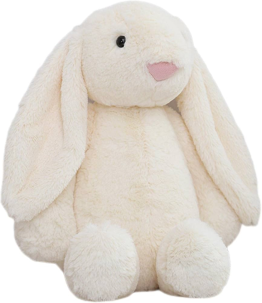 White Bunny Stuffed Animalt - Adorable Plush Companion for Cuddles & Playtime. Soft & Huggable wi... | Amazon (US)